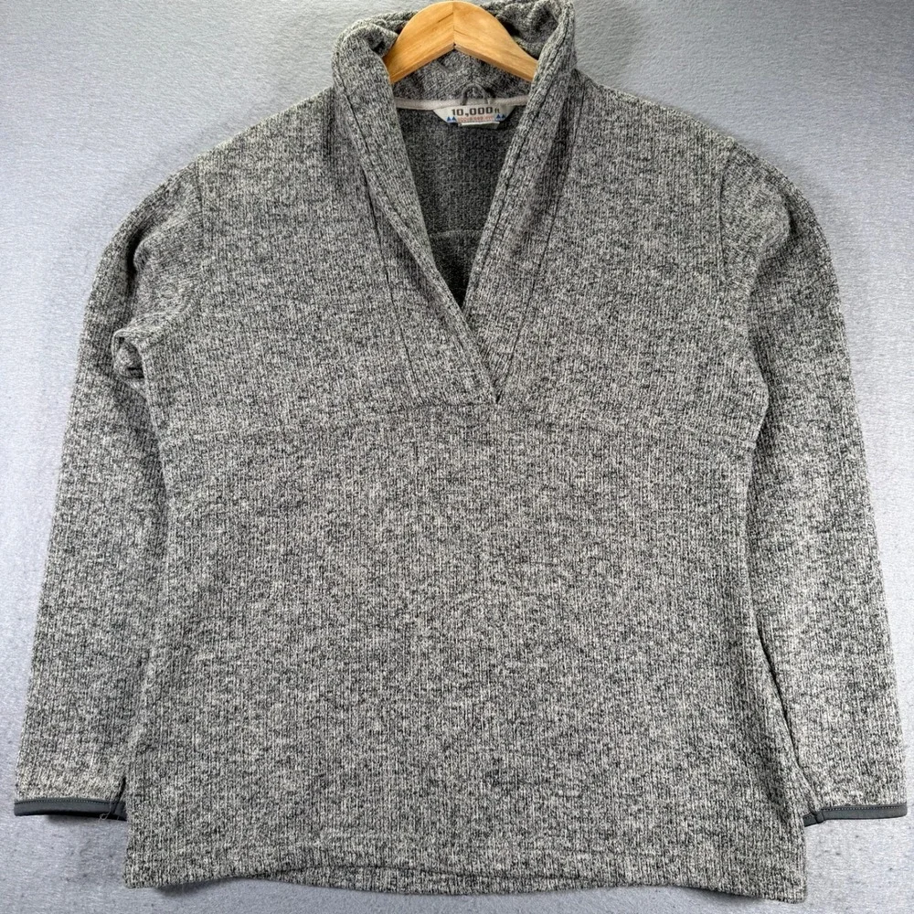 10000 ft Above Sea Level Women's Gray‎ Speckled Pullover Sweater Size Large